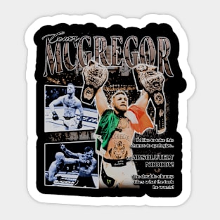 Conor McGregor Vintage Bootleg Sticker